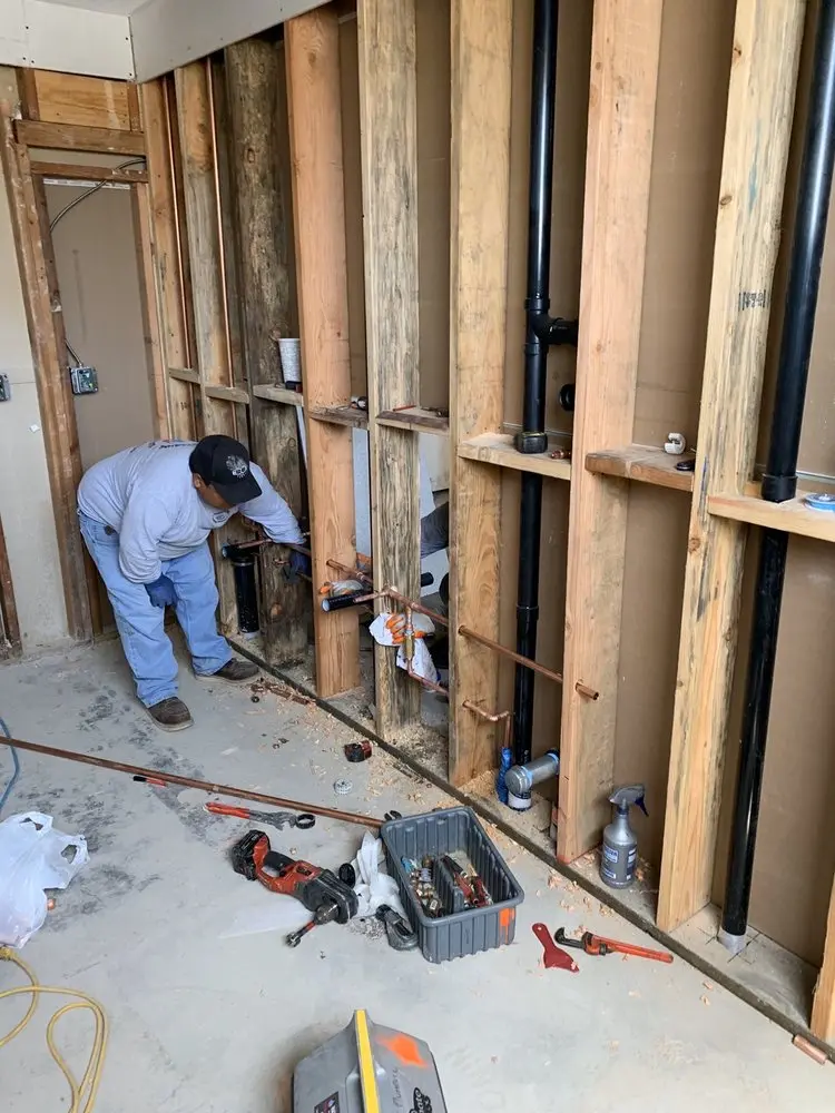 Commercial rough-in plumbing for Gas Line Repair in Little Managua